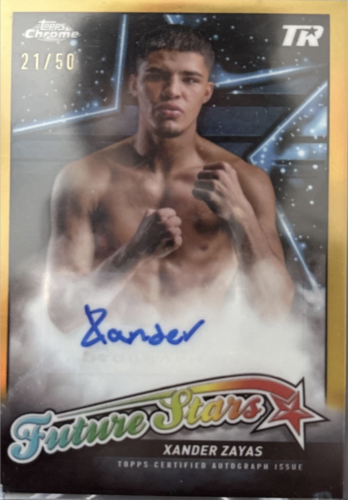 Xander Zayas 2024 Topps Chrome #FSA-XZ Future Stars Autographs
