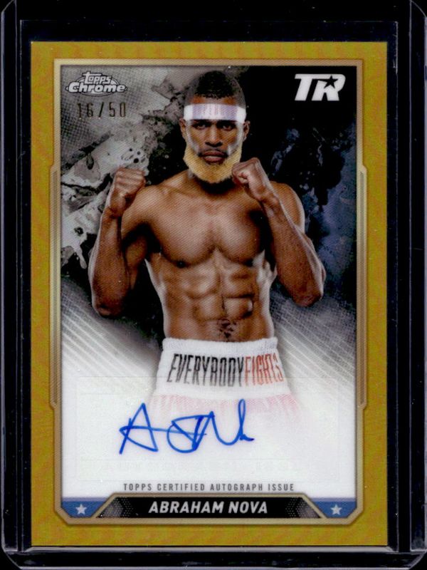 2024 Topps Chrome #CBA-ANA Chrome Autographs - Gold Refractor /50