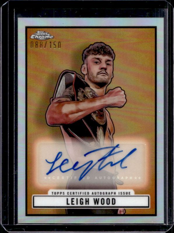 Leigh Wood 2024 Topps Chrome #TRA-LW 1951 Ringside Autographs /120 RAW