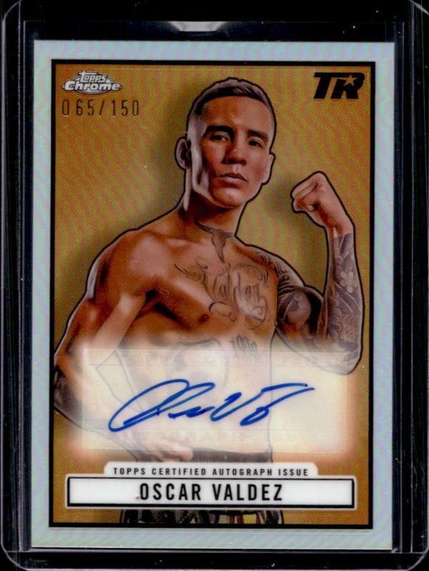 Oscar Valdez 2024 Topps Chrome #TRA-OV 1951 Ringside Autographs /120 RAW
