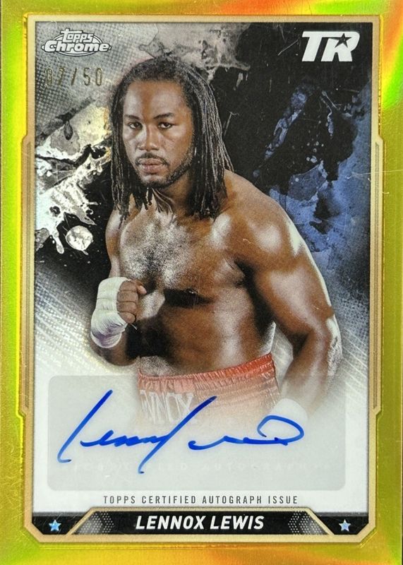 2024 Topps Chrome #CBA-LLS Chrome Autographs - Gold Refractor /50