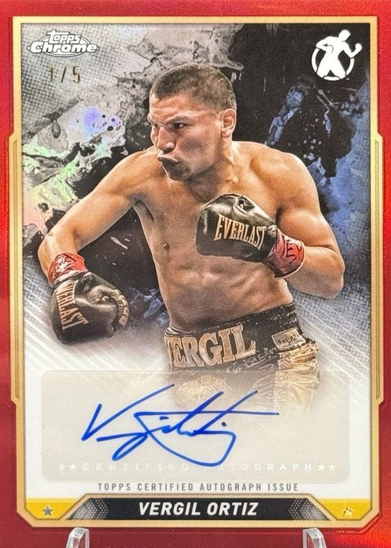 2024 Topps Chrome #CBA-VOJ Chrome Autographs - Red Refractor /5