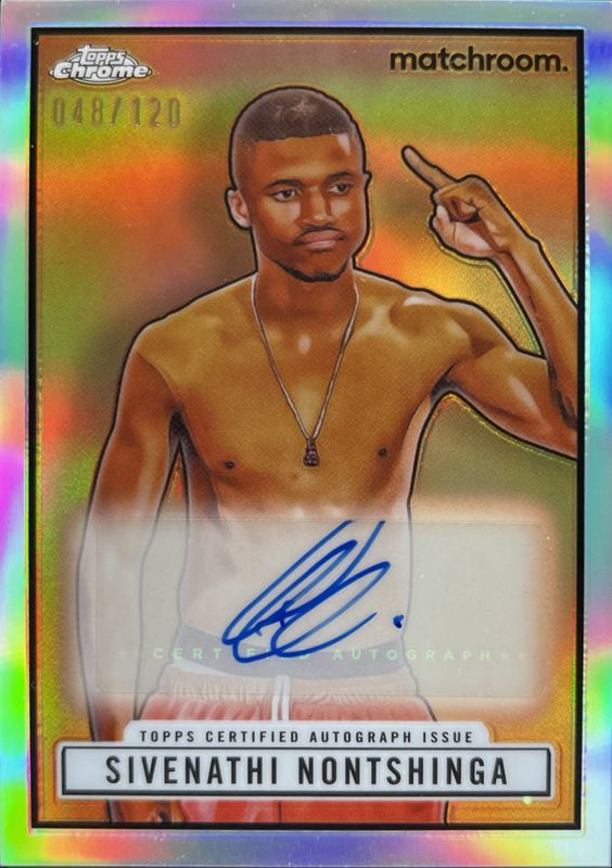 Sivenathi Nontshinga 2024 Topps Chrome #TRA-SN 1951 Ringside Autographs /120 RAW