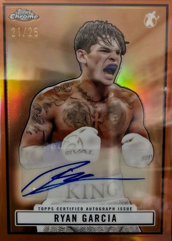 2024 Topps Chrome #TRA-RG 1951 Ringside Autographs - Orange Refractor /25