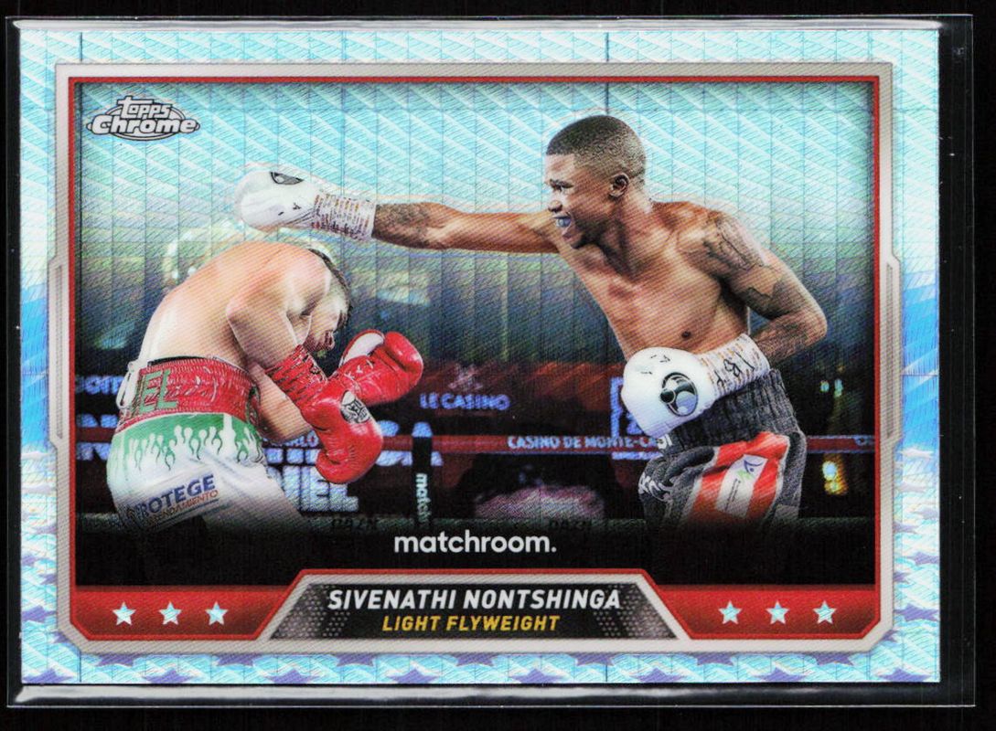 Sivenathi Nontshinga 2024 Topps Chrome #96 Prism Refractor RAW