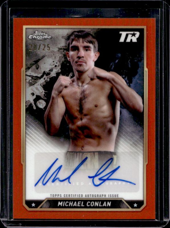 2024 Topps Chrome #CBA-MCN Chrome Autographs - Orange Refractor /25