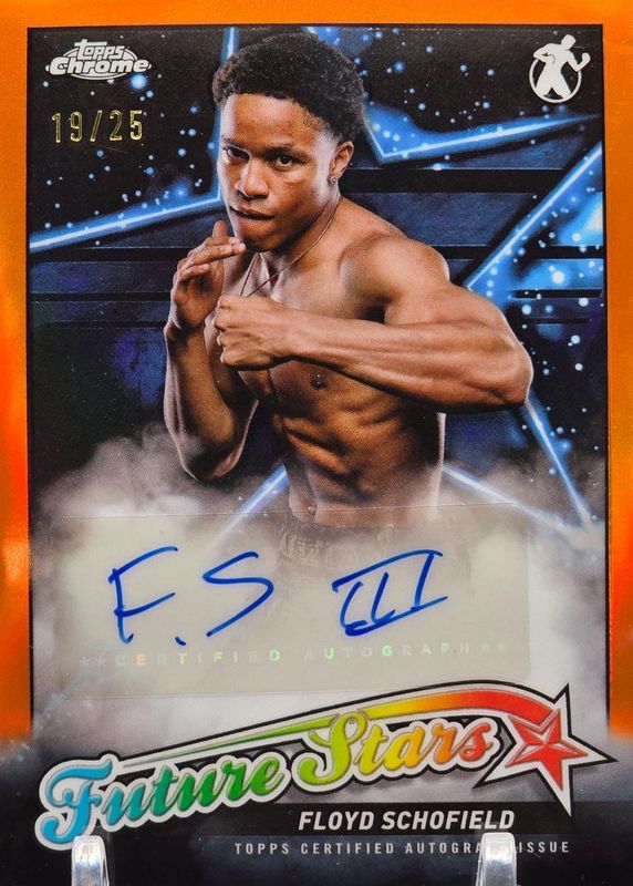 2024 Topps Chrome #FSA-FS Future Stars Autographs - Orange Refractor /25