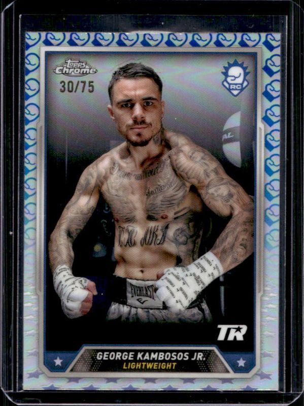 2024 Topps Chrome #22 Glove Logo Refractor /75