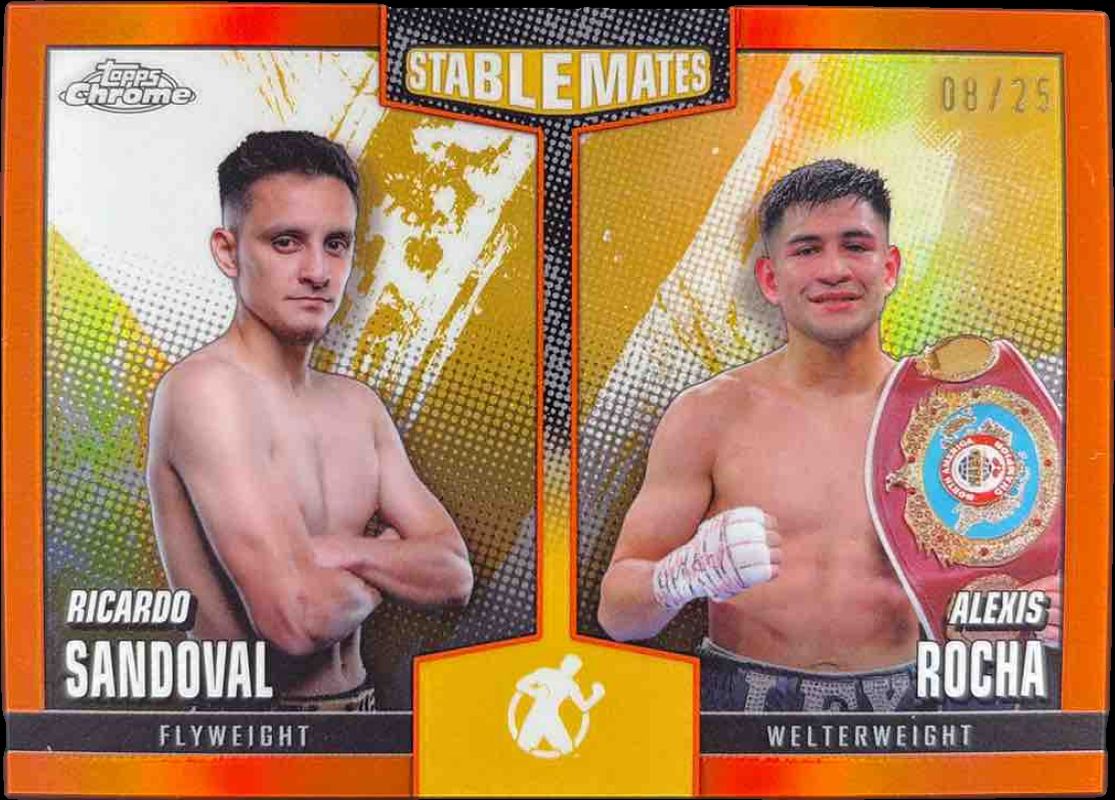 2024 Topps Chrome #SM-8 Stablemates - Orange Refractor /25