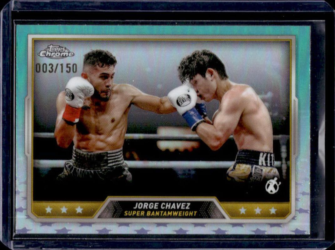 Jorge Chavez 2024 Topps Chrome #100 Aqua Refractor /199 RAW