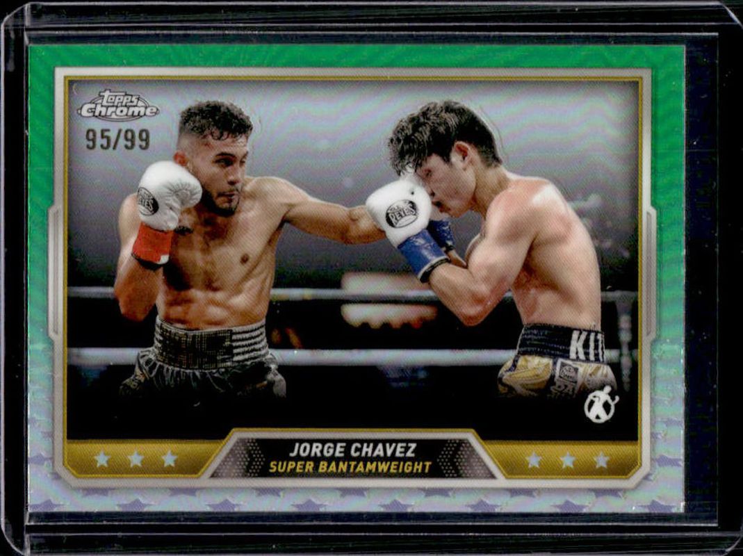 Jorge Chavez 2024 Topps Chrome #100 Green Refractor /99 RAW