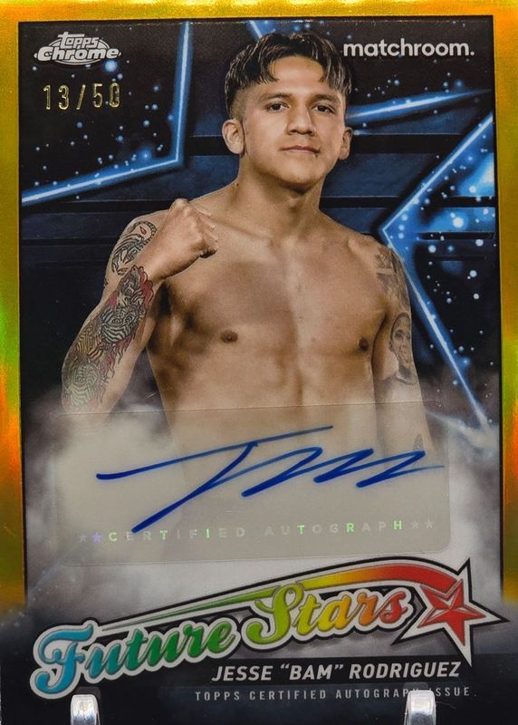 2024 Topps Chrome #FSA-JR Future Stars Autographs - Gold Refractor /50