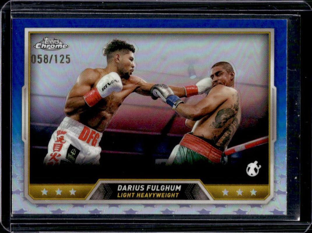 Darius Fulghum 2024 Topps Chrome #95 Blue Refractor /125 RAW