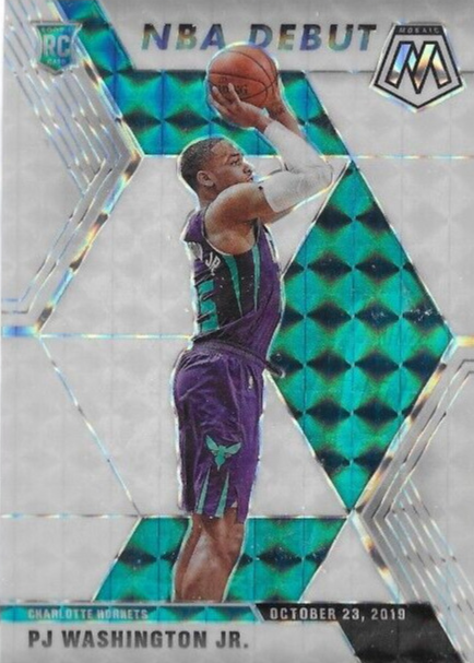 NBA カード PJ Washington JR RC 直書きサイン 149シリ 2019-20 Panini Black Basketball PJ Washington Jr. RC #76 015