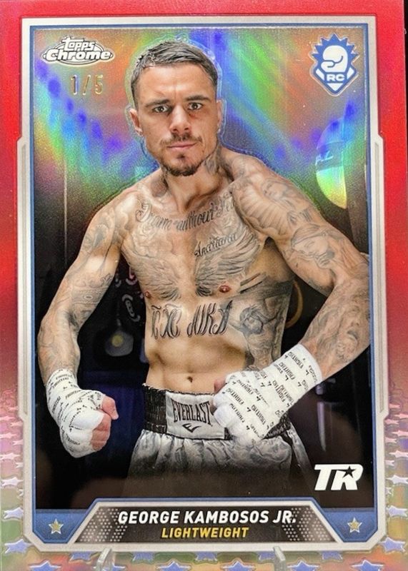 2024 Topps Chrome #22 Red Refractor /5