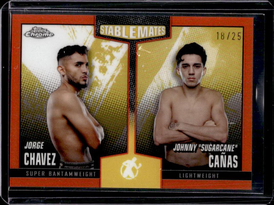 Jorge Chavez 2024 Topps Chrome #SM-9 Stablemates - Orange Refractor /25 RAW