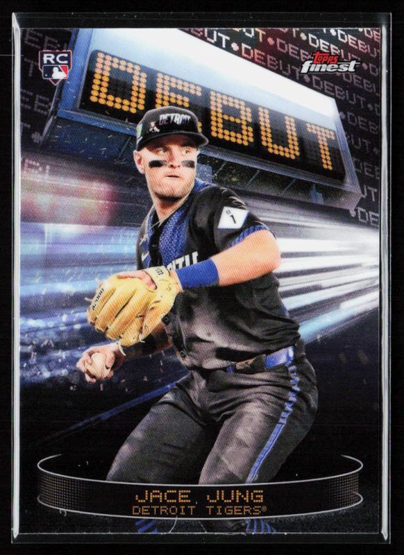 Jace Jung 2025 Topps Finest #D-5 Debut Rookie RAW