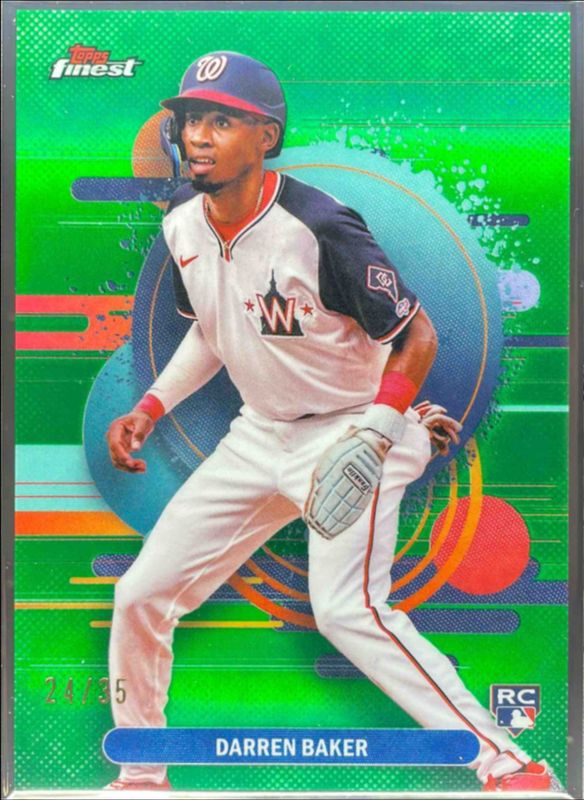 2025 Topps Finest #156 Base Uncommon - Green Refractor /35