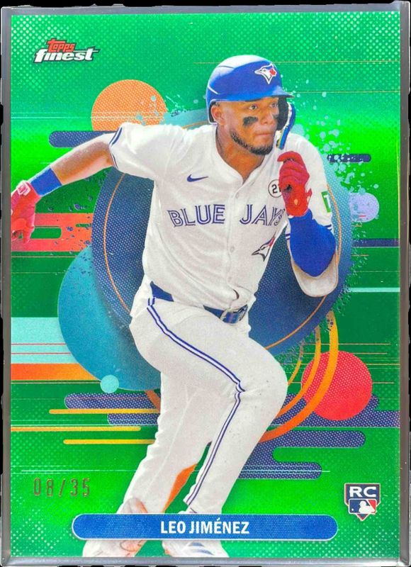 2025 Topps Finest #159 Base Uncommon - Green Refractor /35