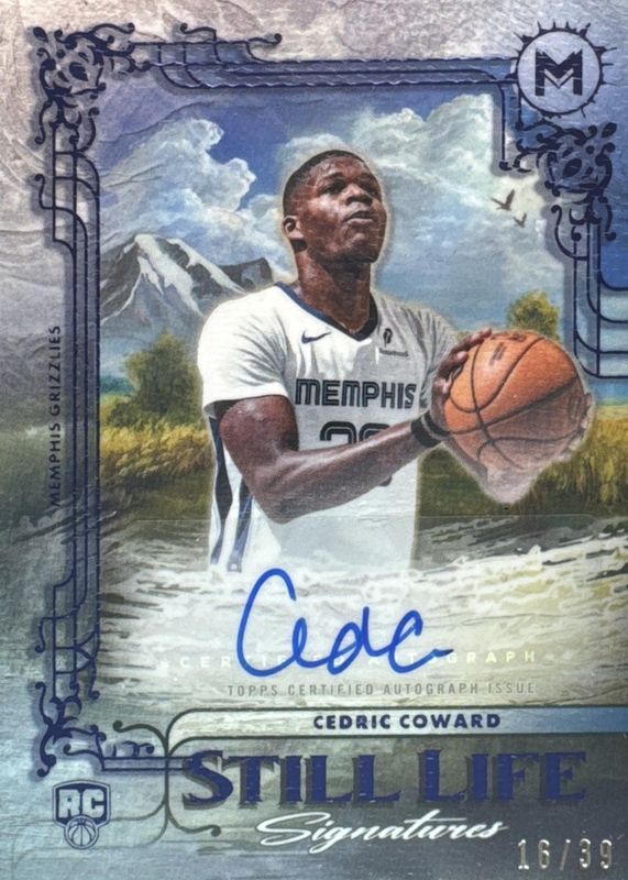 2025 Topps Motif #SLS-CC Still Life Signatures Auto - Ultramarine Blue /39