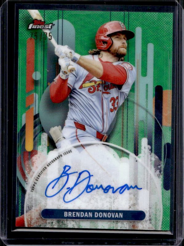 2025 Topps Finest #FA-BD Finest Autographs - Green Refractor /75