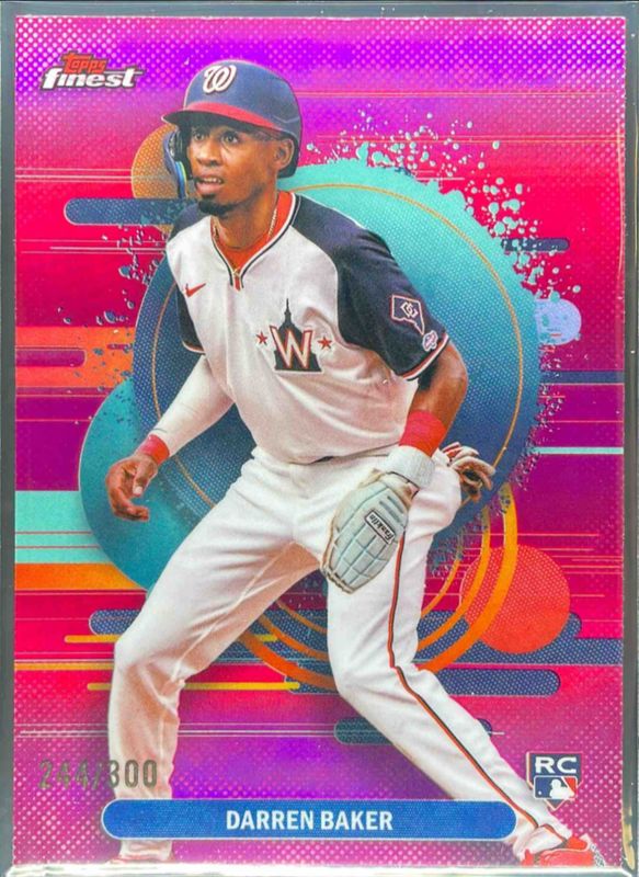 2025 Topps Finest #156 Base Uncommon - Magenta Refractor /300