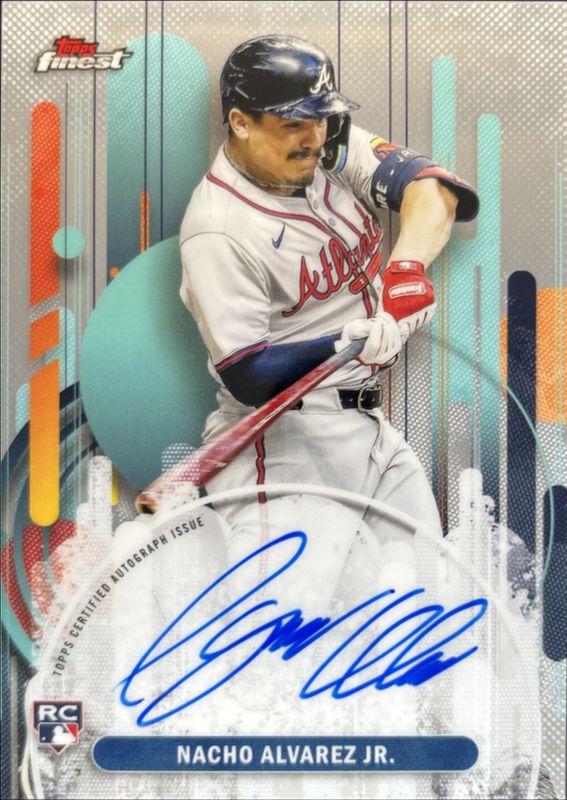 Nacho Alvarez Jr. 2025 Topps Finest #FA-NA Finest Autographs Rookie RAW