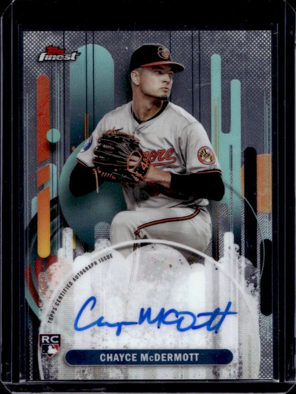 Chayce McDermott 2025 Topps Finest #FA-CMC Finest Autographs Rookie RAW