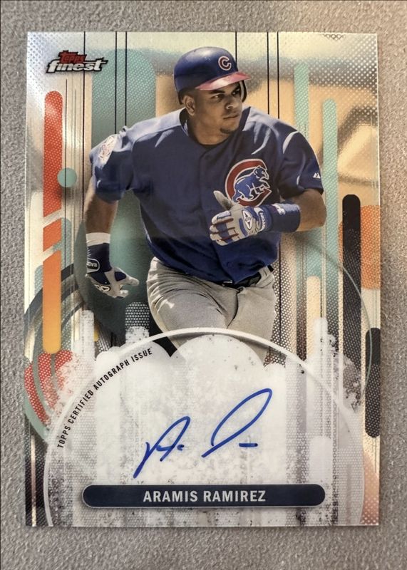 Aramis Ramirez 2025 Topps Finest #FA-ARA Finest Autographs RAW