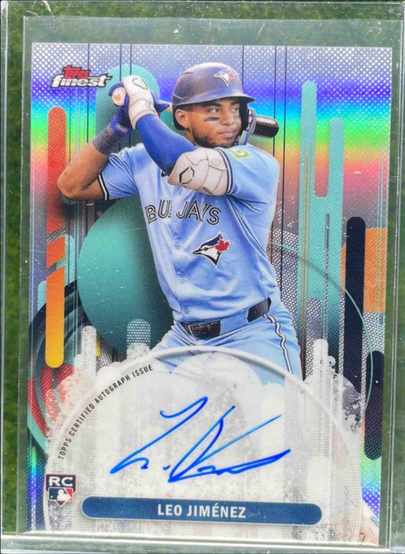 2025 Topps Finest #FA-LJ Finest Autographs - Refractor