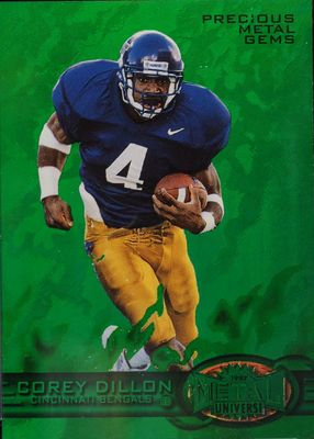 1997 Metal Universe #197 Precious Metal Gems Green /15