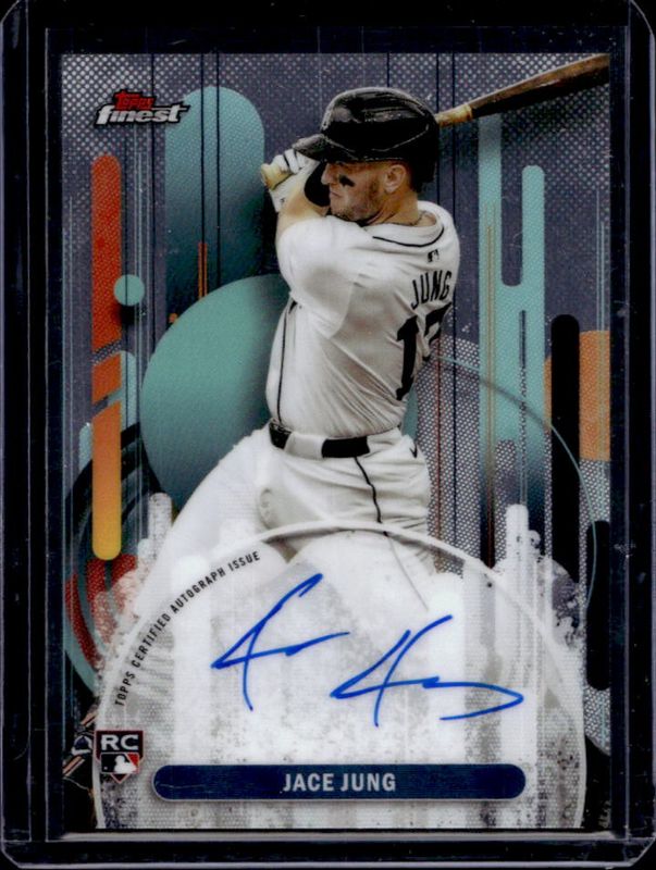 Jace Jung 2025 Topps Finest #FA-JJU Finest Autographs Rookie RAW