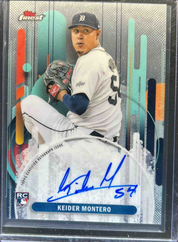 Keider Montero 2025 Topps Finest #FA-KMO Finest Autographs Rookie RAW