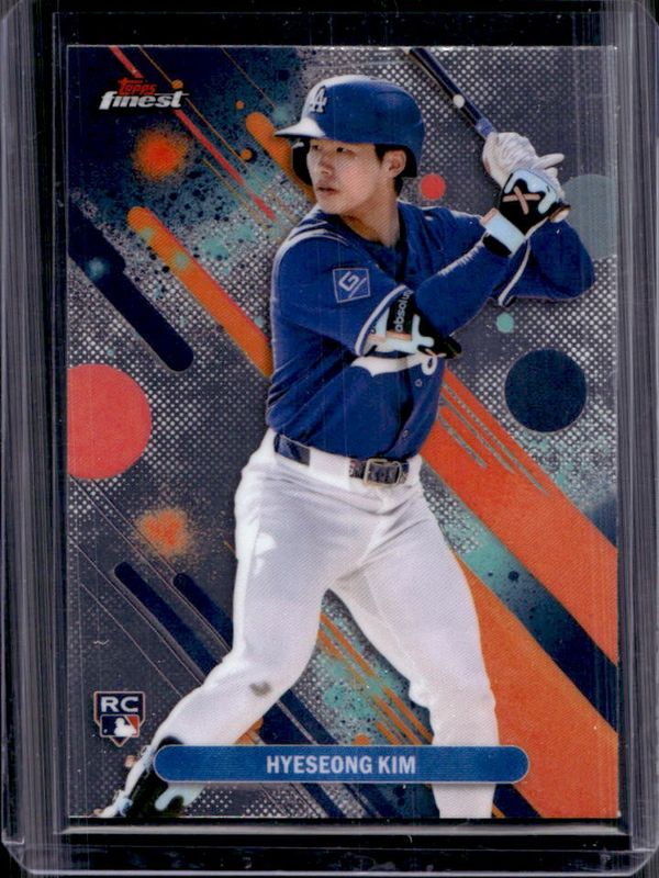 Hyeseong Kim 2025 Topps Finest #27 Base Common Rookie RAW