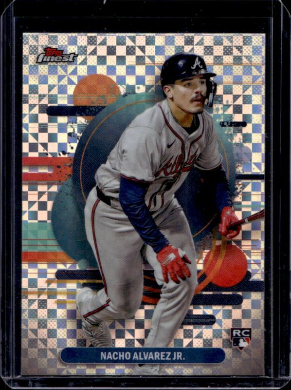 Nacho Alvarez Jr. 2025 Topps Finest #140 Base Uncommon - X-Fractor Rookie RAW