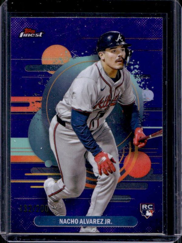Nacho Alvarez Jr. 2025 Topps Finest #140 Base Uncommon - Purple Refractor /200 Rookie RAW