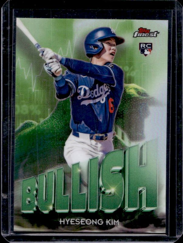 Hyeseong Kim 2025 Topps Finest #B-3 Bullish Rookie RAW