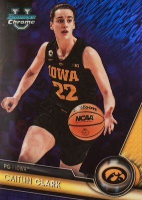 2023 Bowman Chrome University #34 Purple Shimmer Refractor