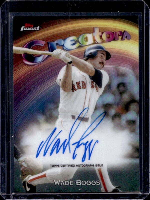 Wade Boggs 2025 Topps Finest #CAV-WB Creators Autographs RAW