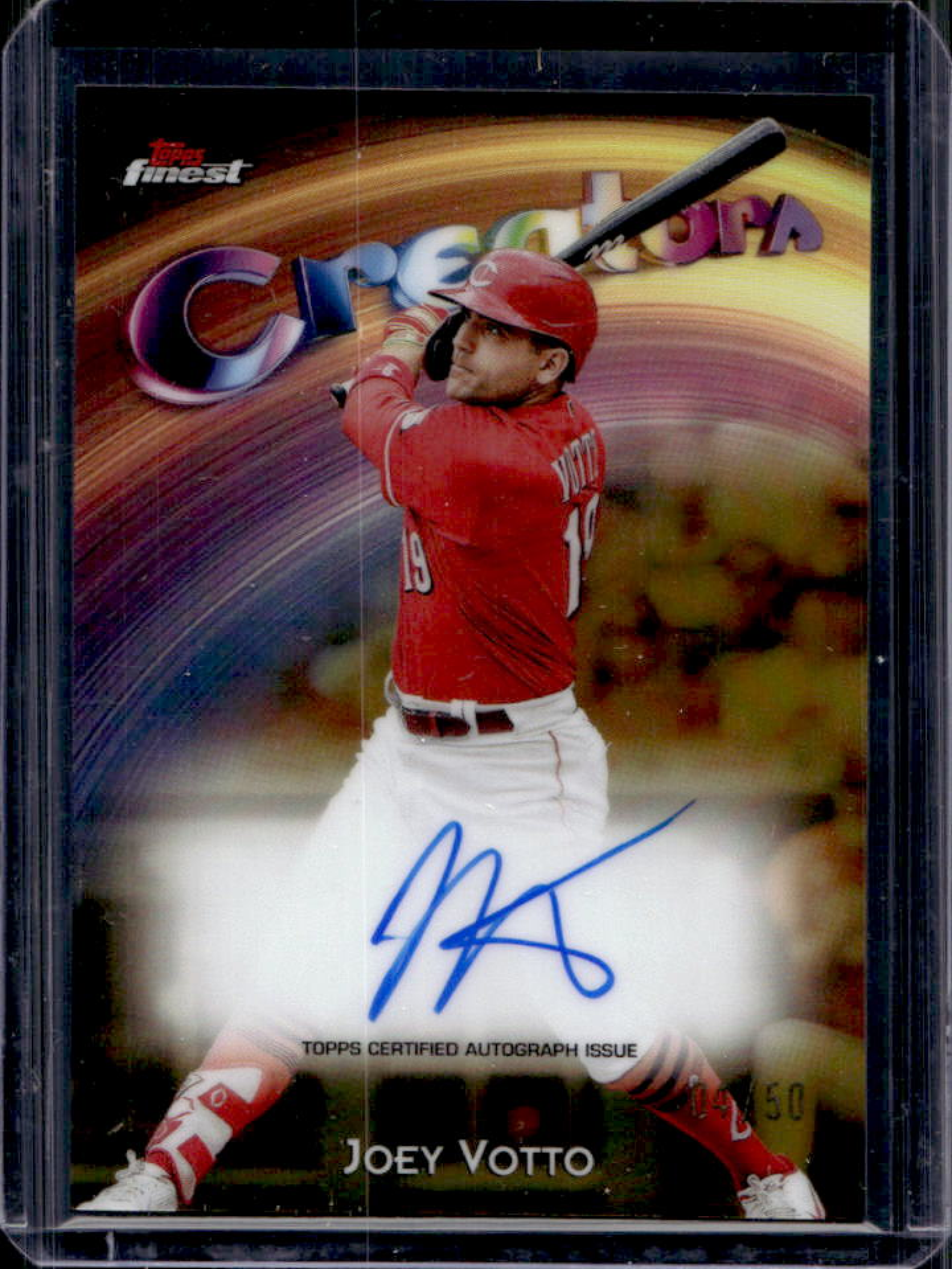 Joey Votto 2025 Topps Finest #CAV-JV Creators Autographs - Gold ...