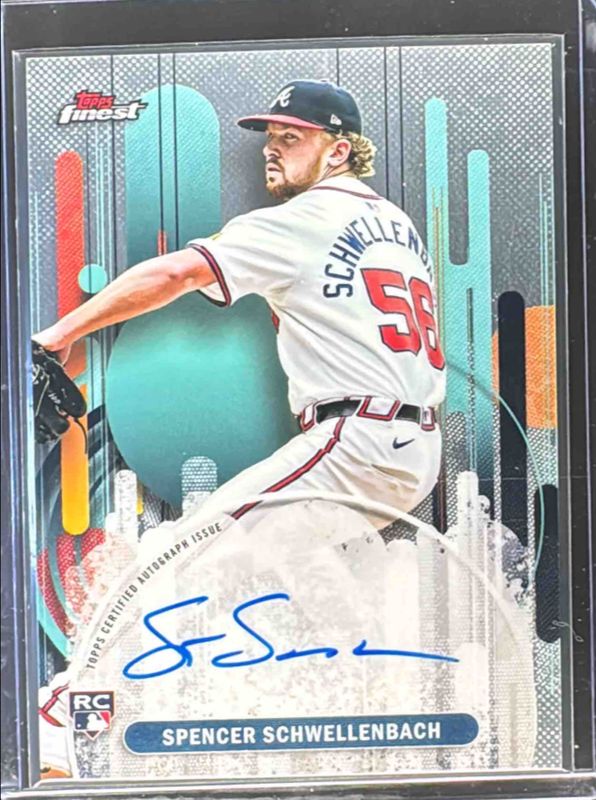 Spencer Schwellenbach 2025 Topps Finest #FA-SSC Finest Autographs Rookie RAW