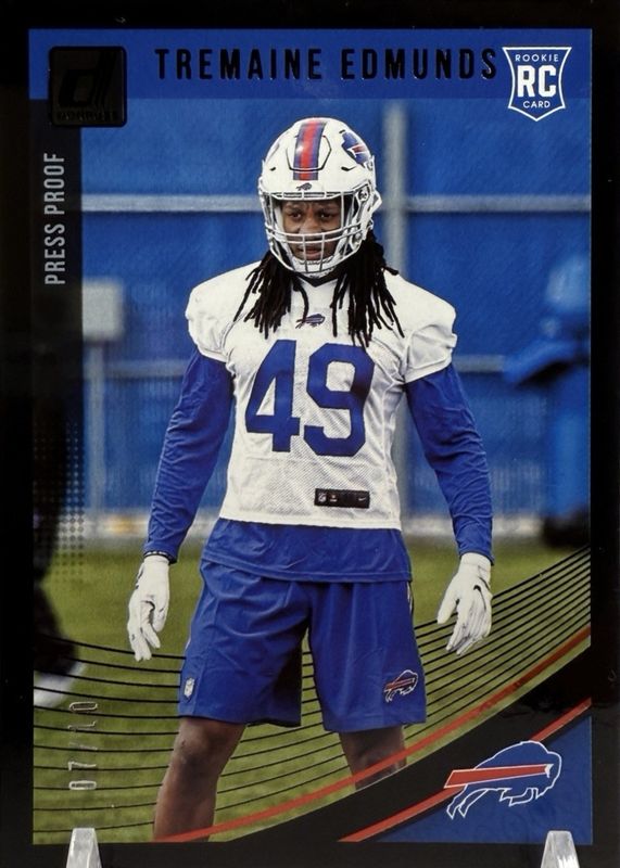 2018 Donruss #357 Press Proof Black /10