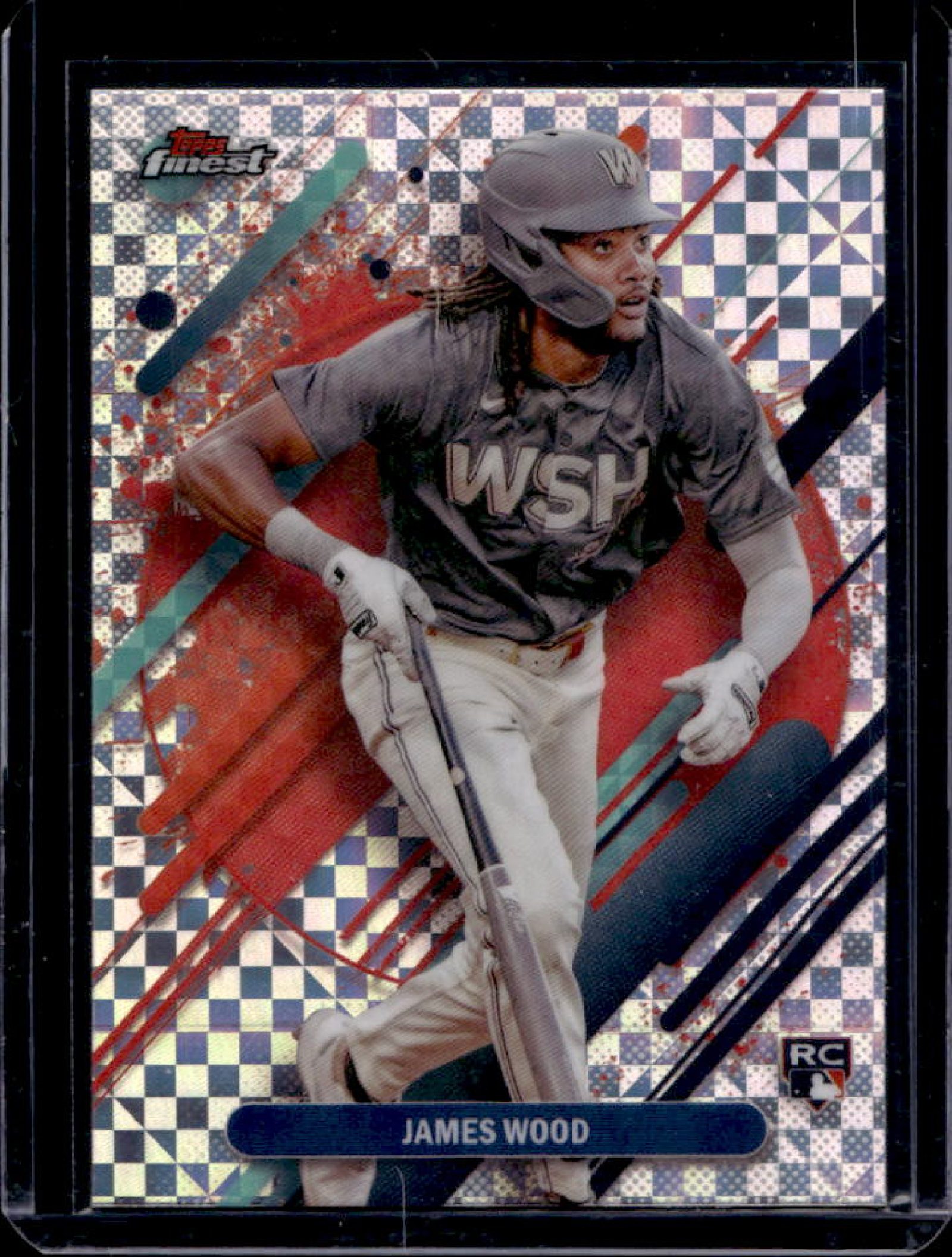 James Wood 2025 Topps Finest #300 Base Rare - X-Fractor Price 