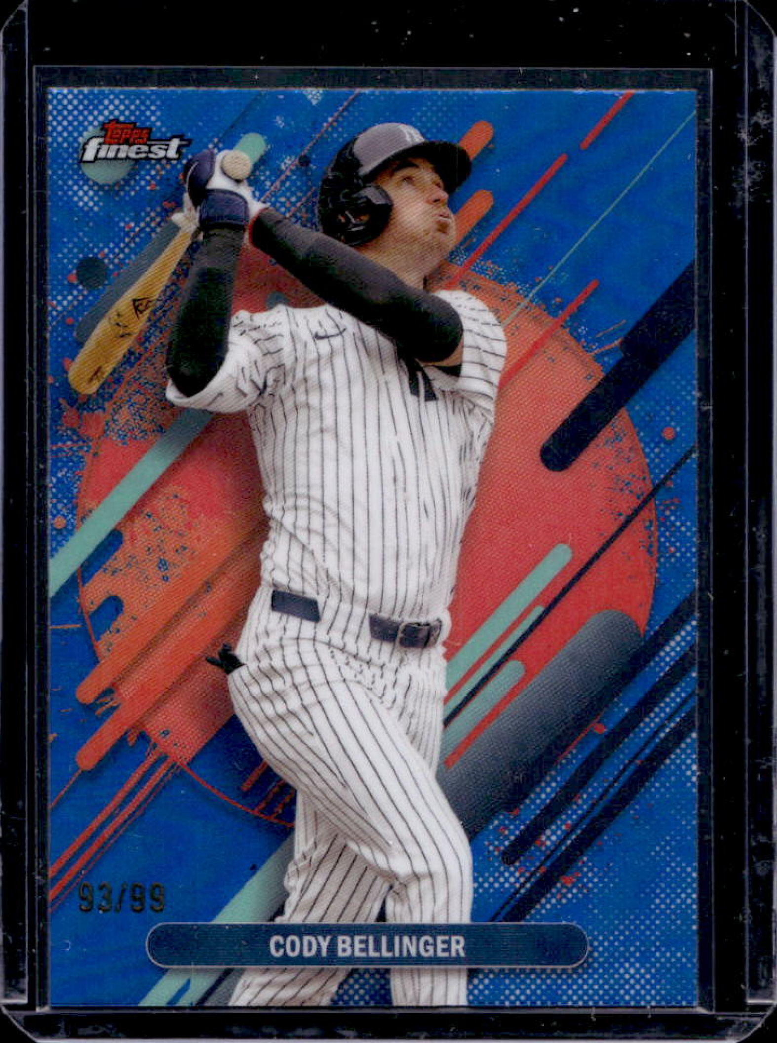 Cody Bellinger 2025 Topps Finest #290 Base Rare - Blue Refractor 