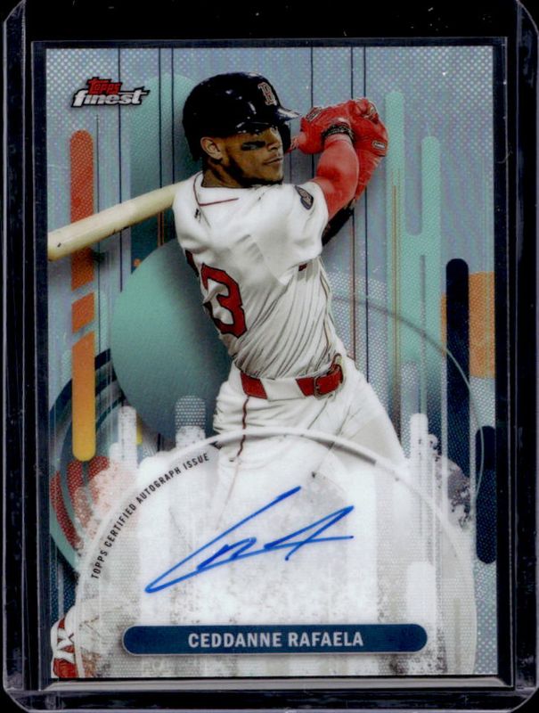 Ceddanne Rafaela 2025 Topps Finest #FA-CRA Finest Autographs - Refractor RAW