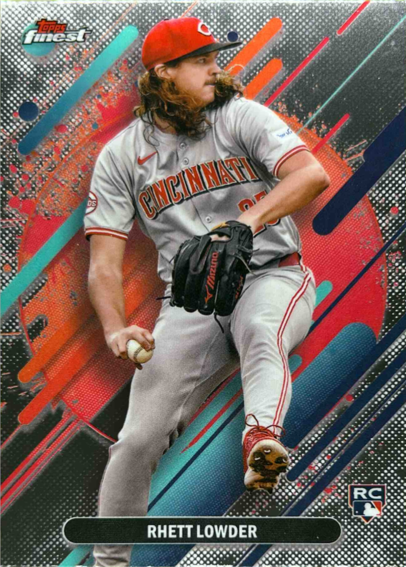 Rhett Lowder 2025 Topps Finest #244 Base Rare Price Guide - Sports Card ...