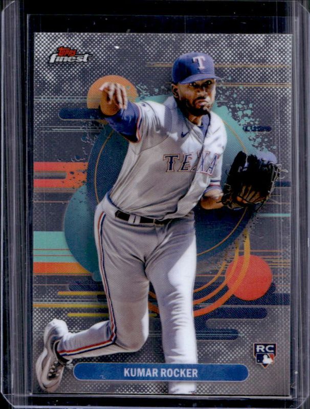Kumar Rocker 2025 Topps Finest #121 Base Uncommon Rookie RAW