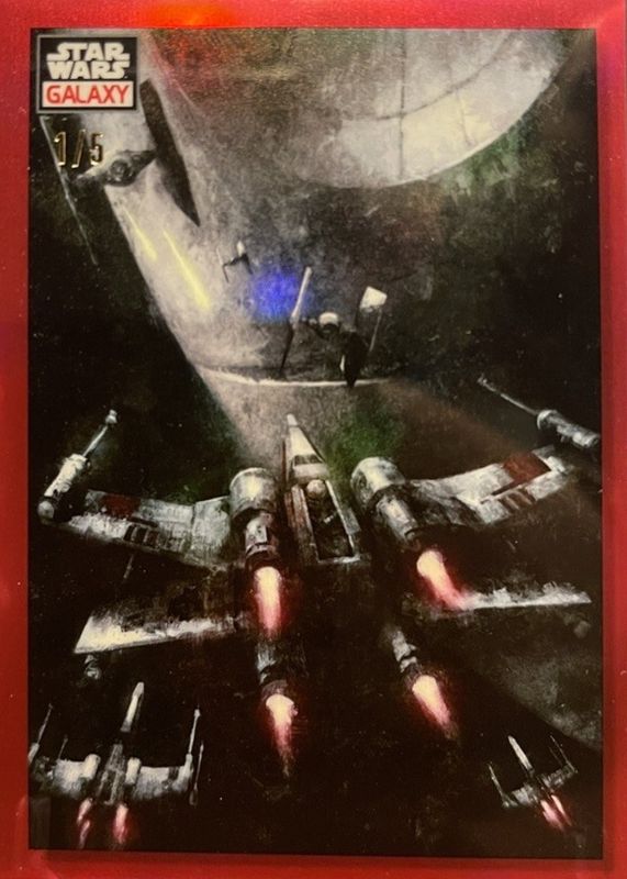 2023 Topps Chrome Star Wars Galaxy #75 Red Refractor /5