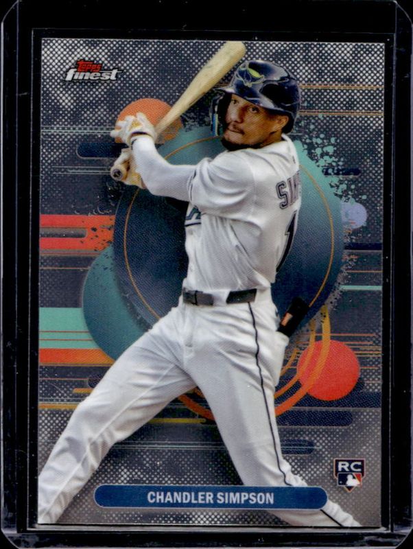 Chandler Simpson 2025 Topps Finest #177 Base Uncommon Rookie RAW