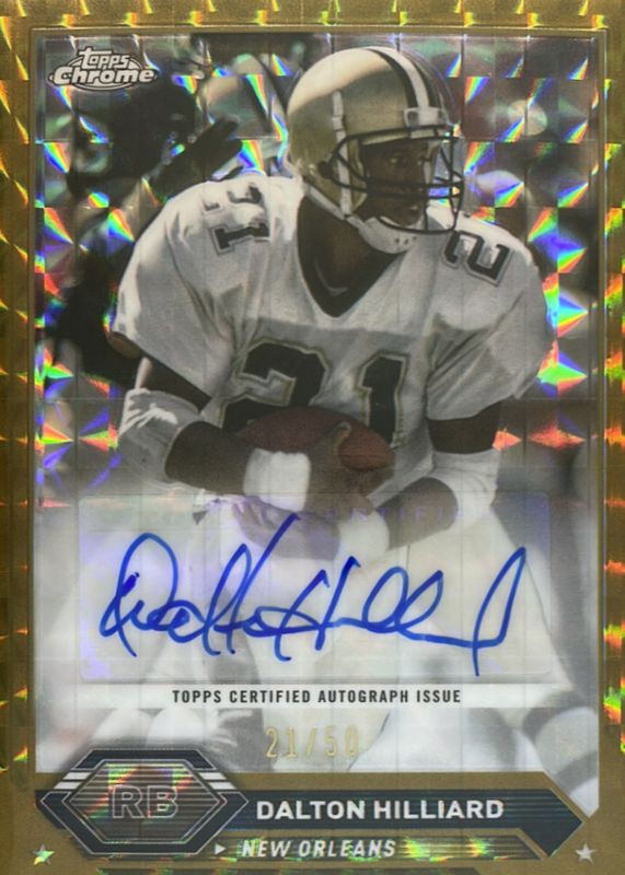 2023 Topps Composite #TCA-DHI Chrome Autographs - Geometric Gold /50